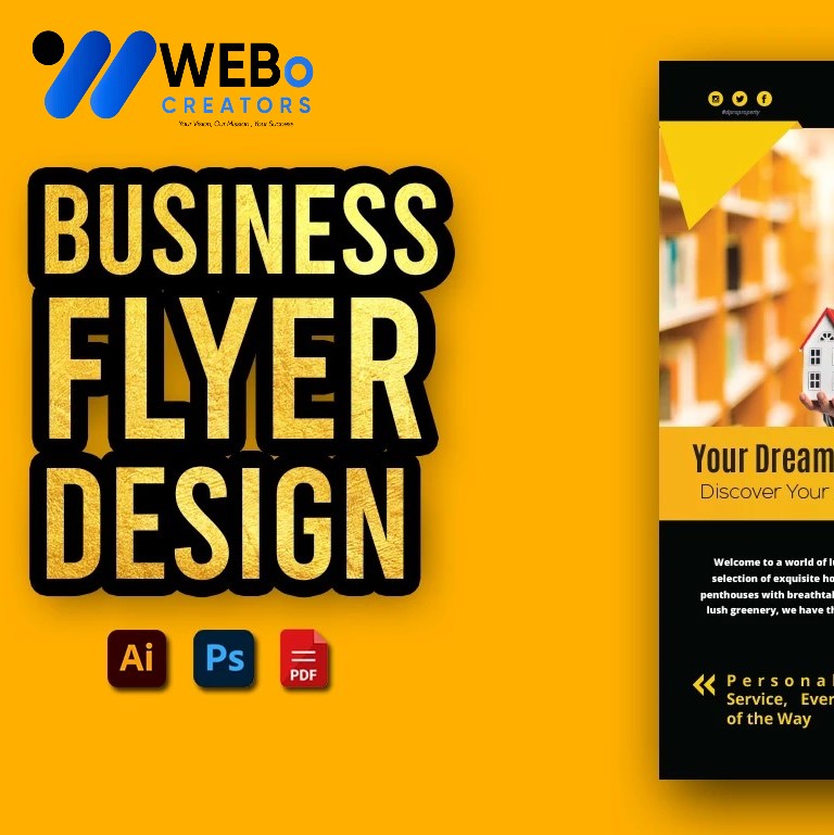 Creative Flyer Design for Moving Company in Chicago | Flyer for Removals Services