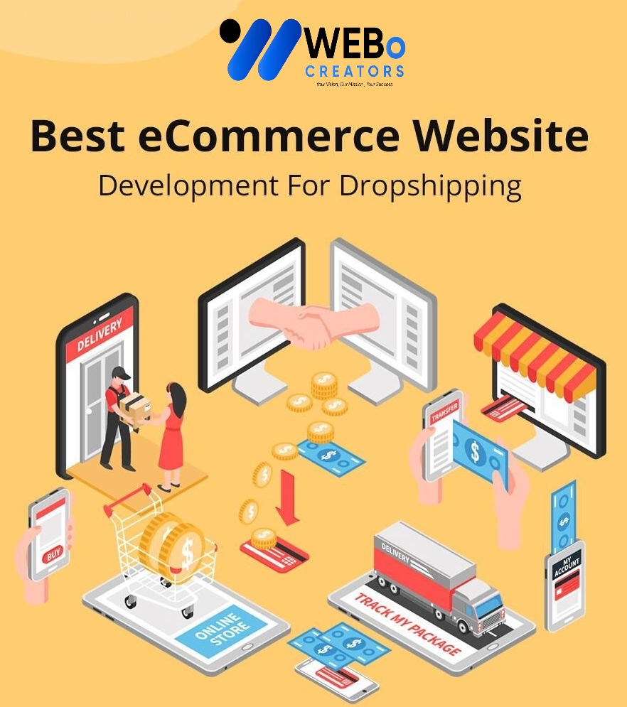 Modern Shopify dropshipping store design for online selling in Chicago 2026