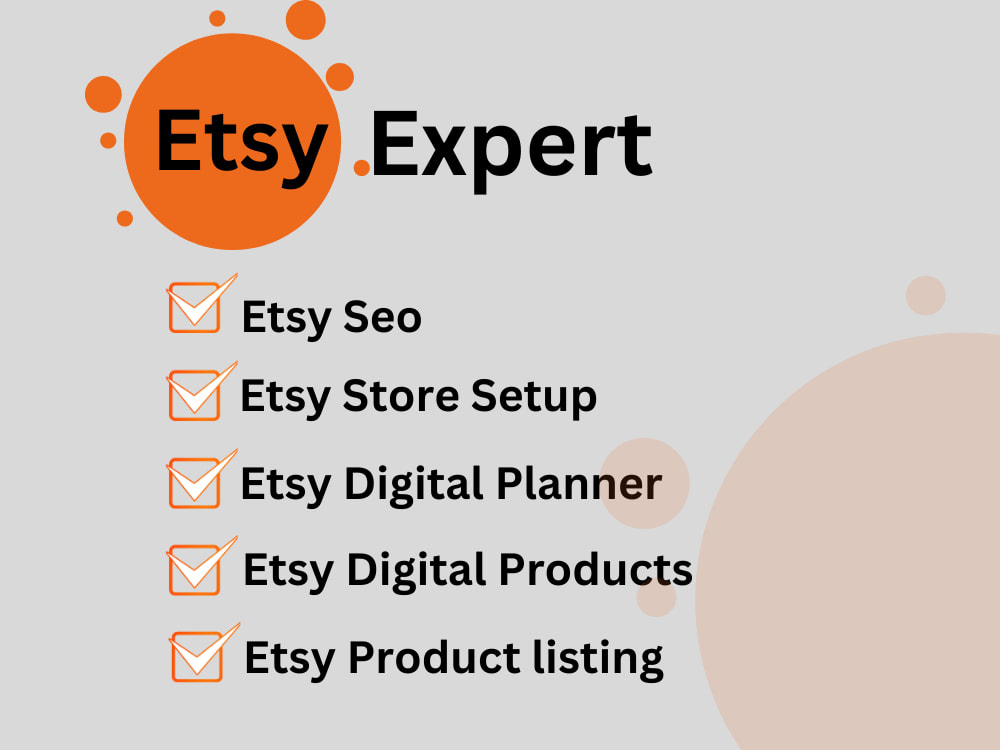 Etsy Shop Setup Service | Branding, SEO, Banner Design, Product Listings in Chicago