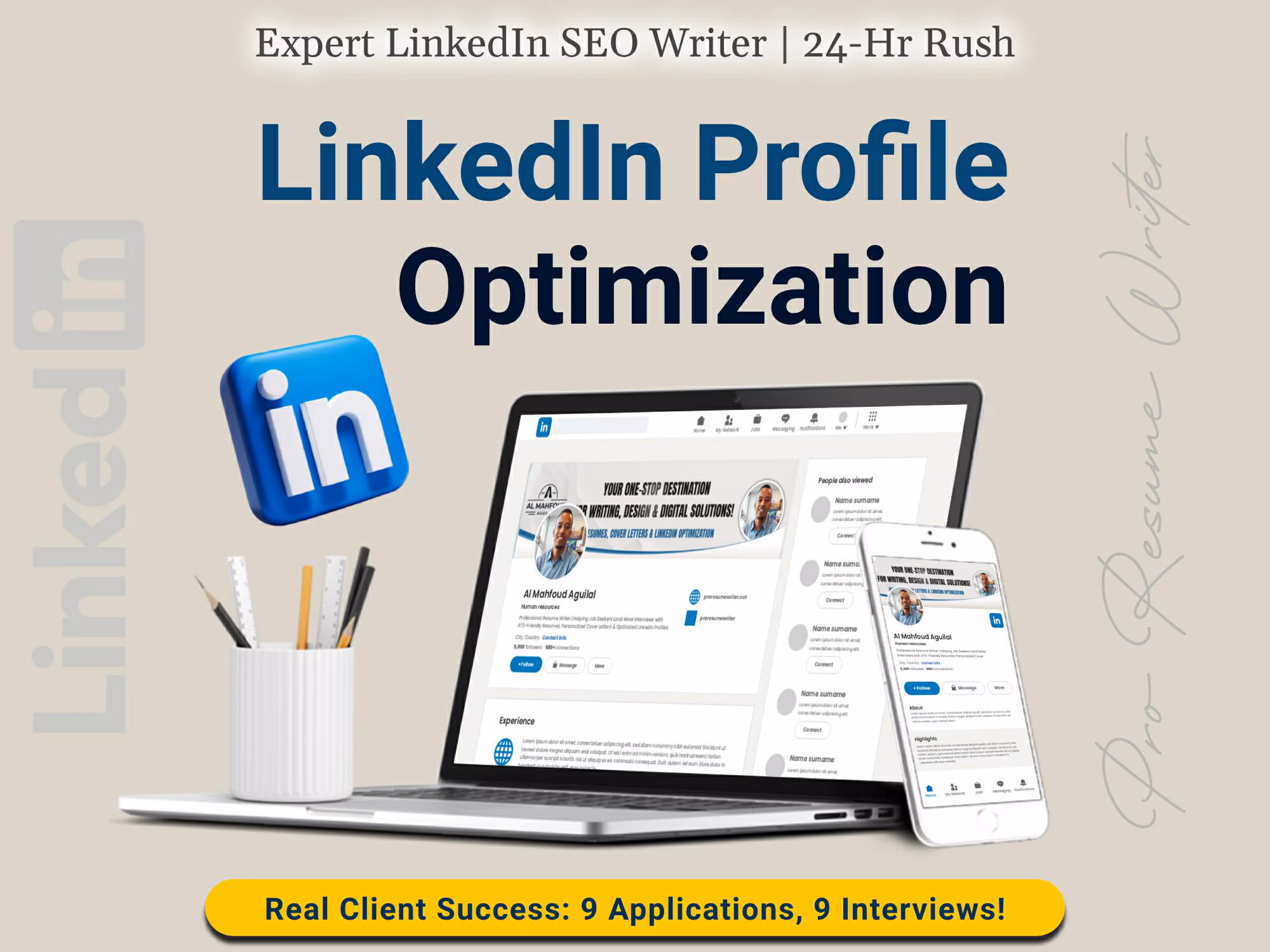 Profile Optimization & Enhancement LinkedIn Profile Building & Writing Services in Chicago 2026