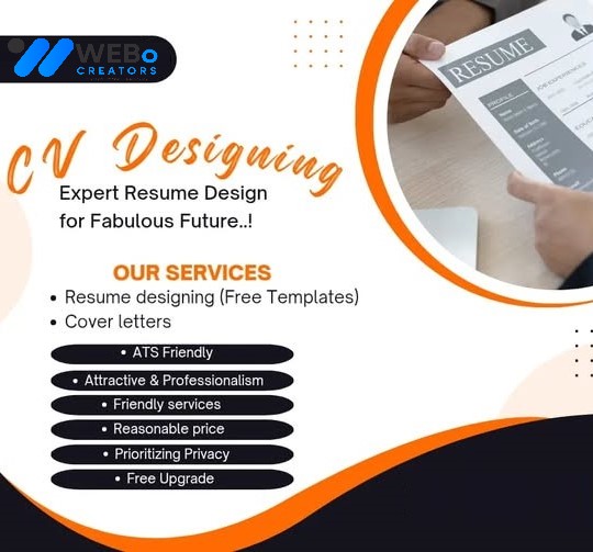 Resume and CV Design Services | Modern curriculum vitae in Chicago