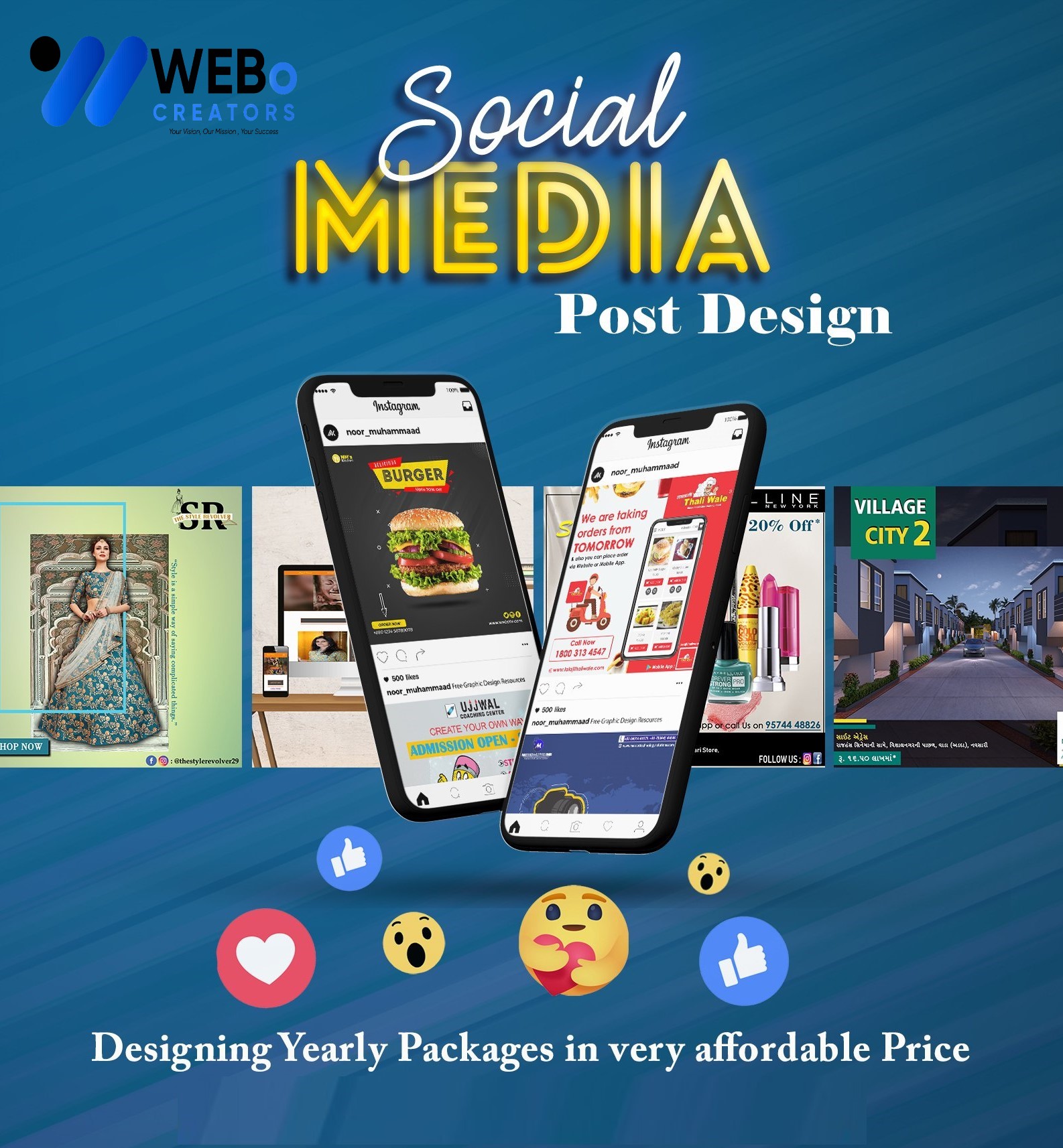 Social Media Post Design Services in Chicago for Businesses and Brands