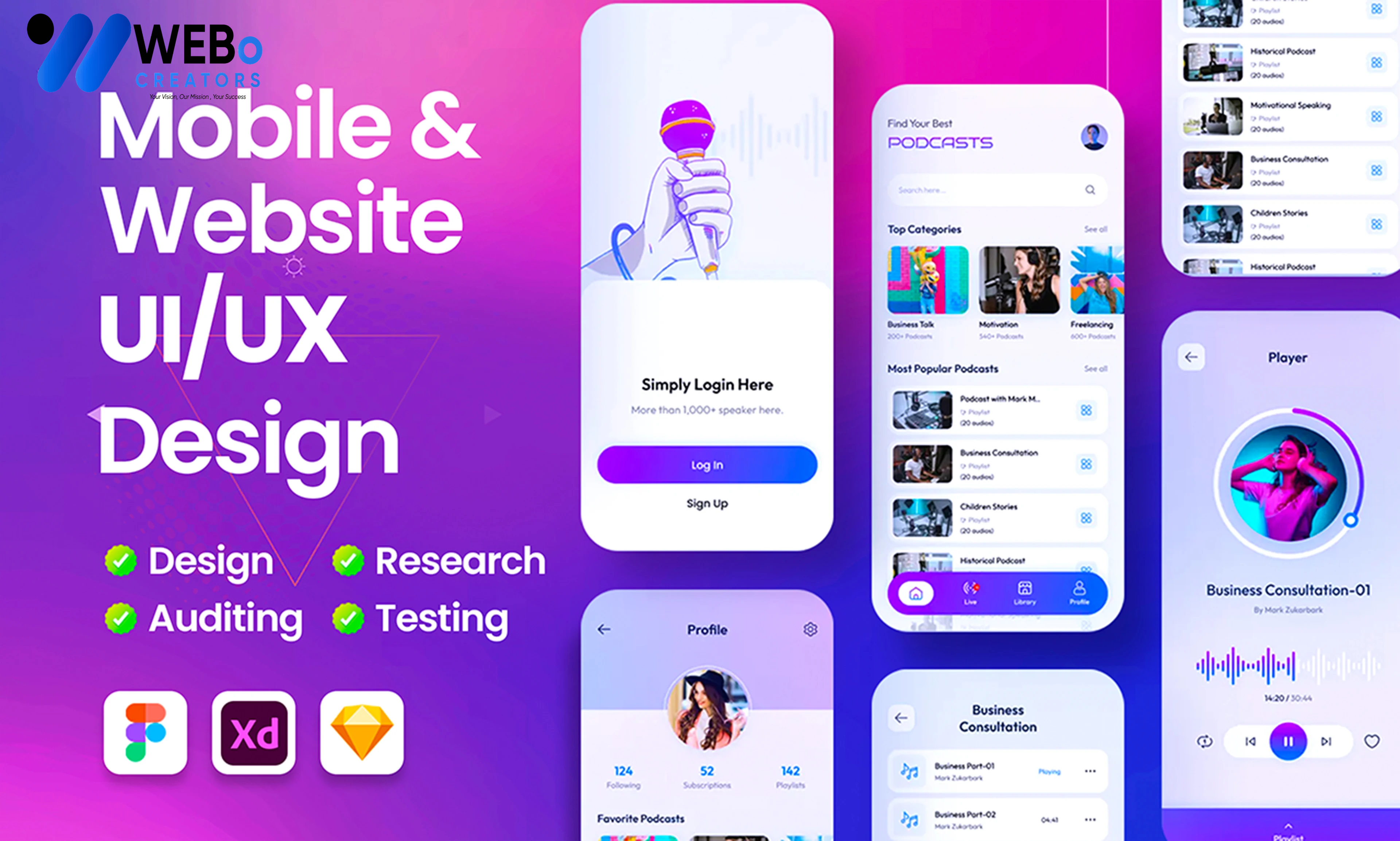 Flutter App UI/UX Design | Beautiful Flutter Interface Design in Chicago