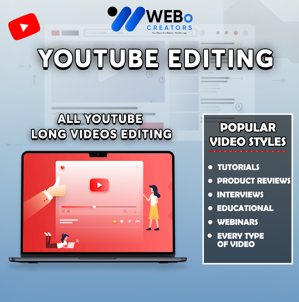 YouTube Video Editing Services at Affordable Cost - Hire Experienced YouTube Video Editors in Chicago